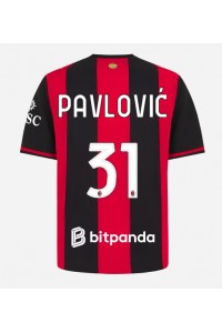 AC Milan Strahinja Pavlovic #31 Fotballdrakt Hjemme Klær 2026-27 Korte ermer